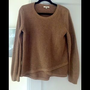 Waffle camel sweater